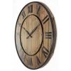 23" Wine Barrel Wood/Metal Wall Clock Brown - Infinity Instruments -Glas24 Shop unnamed file 1007