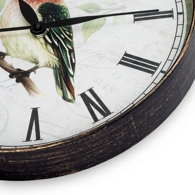 unnamed-file-1026.jpg 12" Wall Clock with Bird Themed Dial - Westclox -Glas24 Shop unnamed file 1026