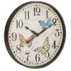 12" Wall Clock with Butterfly Themed Dial - Westclox -Glas24 Shop unnamed file 1031