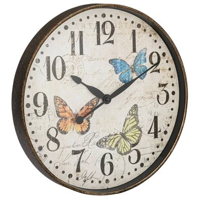 unnamed-file-1031.jpg 12" Wall Clock with Butterfly Themed Dial - Westclox -Glas24 Shop unnamed file 1031