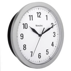 9.75" Wall Clock with Hidden Storage - Westclox