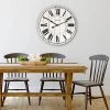 18" Plank Wood Wall Clock White - Westclox -Glas24 Shop unnamed file 1037