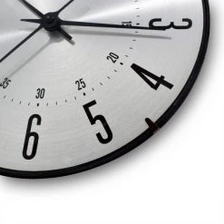 9.4" Metal Dial Quiet Sweep Wall Clock - Westclox