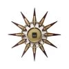 30" Metal Orion Wall Clock Walnut Brown - Infinity Instruments -Glas24 Shop unnamed file 1071