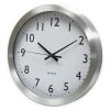 Universal Office Universal Brushed Steel Finish Wall Clock 12" Silver 1 AA Battery 10425 -Glas24 Shop unnamed file 1115