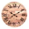 Wooden Roman Numeral Wall Clock Brown - Stonebriar Collection -Glas24 Shop unnamed file 1140