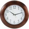 Universal Office UNIVERSAL Round Wood Clock 12 3/4" Cherry 10414 -Glas24 Shop unnamed file 1143