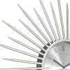 River Parks Studio Castallia Silver 28" Round Metal Wall Clock -Glas24 Shop unnamed file 1162
