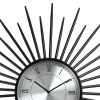 River Parks Studio Castallia Black 28" Round Metal Sunburst Wall Clock -Glas24 Shop unnamed file 1166