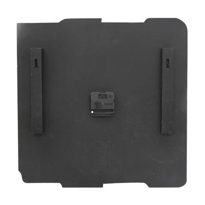 unnamed-file-1171.jpg 15.7" x 15.7" Decorative Farmhouse Wooden Wall Clock Blue/White - Stonebriar Collection -Glas24 Shop unnamed file 1171