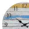 14" Round Wooden Wall Clock Blue/White - Stonebriar Collection 3 14" Round Wooden Wall Clock Blue/White - Stonebriar Collection -Glas24 Shop unnamed file 1182