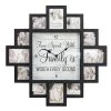Worth Every Second' Picture Frame Collage Wall Clock Black - Crystal Art Gallery -Glas24 Shop unnamed file 1219
