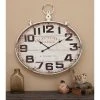 Olivia & May 36" x 32" Traditional Iron and Glass Large Wall Clock with Finial Detail - Olivia & May -Glas24 Shop unnamed file 1220