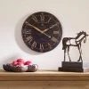 London Decorative Wall Clock Distressed Black - Uttermost -Glas24 Shop unnamed file 1232