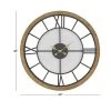 Olivia & May Contemporary Wood and Iron Analog Wall Clock - Olivia & May -Glas24 Shop unnamed file 1235