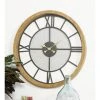 Olivia & May Contemporary Wood and Iron Analog Wall Clock - Olivia & May -Glas24 Shop unnamed file 1236
