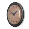The Chicago Lighthouse 14" x 1.8" Cork Traditional Decorative Wall Clock Black Frame - By Chicago Lighthouse -Glas24 Shop unnamed file 1243