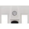 24" Round Metal & Wood Wall Clock White - 3R Studios -Glas24 Shop unnamed file 1256