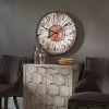 Ellsworth 29" Wall Clock Distresses White - Uttermost -Glas24 Shop unnamed file 1274
