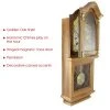Bedford Clocks Bedford Clock Collection Classic 26 Inch Wall Clock in Golden Oak Finish -Glas24 Shop unnamed file 1285