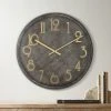 River Parks Studio Parker 35 3/4" Wide Black Metal Wall Clock with Gold Numbers -Glas24 Shop unnamed file 1345