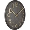 River Parks Studio Parker 35 3/4" Wide Black Metal Wall Clock with Gold Numbers -Glas24 Shop unnamed file 1347