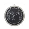 Olivia & May 25" x 25" Large Round Map Metal Wall Clock with Wood Frame Black/Silver - Olivia & May -Glas24 Shop unnamed file 1350