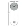 20" x 7.5" Oval Metal Pendulum Wall Clock - Olivia & May Pink 3 20" x 7.5" Oval Metal Pendulum Wall Clock - Olivia & May Pink -Glas24 Shop unnamed file 1361