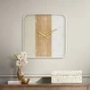 River Parks Studio Fitzroy Painted Wood and White 17 1/4" Square Wall Clock -Glas24 Shop unnamed file 1368