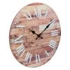 14" Wooden Roman Numeral Wall Clock Light Brown - Stonebriar Collection -Glas24 Shop unnamed file 1404