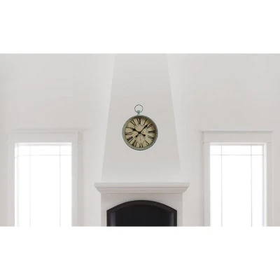 unnamed-file-1424.jpg 19" x 24.5" Iron Pocket Watch Wall Clock Aqua - 3R Studios -Glas24 Shop unnamed file 1424