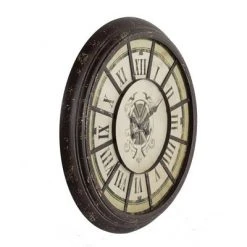 A&B Home 36.5" Randall Oversized Wall Clock Antique Gray - A&B Home