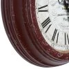 16¼" Round Wall Clock Distressed Red - Yosemite Home Decor -Glas24 Shop unnamed file 1447