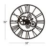 Olivia & May 32" industrial Iron Gear Wall Clock - Olivia & May -Glas24 Shop unnamed file 1452