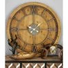Olivia & May 40" Natural Iron and Cypress Wood Round Wall Clock - Olivia & May 4 Olivia & May 40" Natural Iron and Cypress Wood Round Wall Clock - Olivia & May -Glas24 Shop unnamed file 1456
