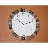 13.8"H Weather Monitoring Indoor/Outdoor Decorative Stone Clock - Backyard Expressions -Glas24 Shop unnamed file 1476