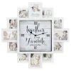 Farmhouse Shabby Chic 'Together' Picture Frame Collage Wall Clock White - Crystal Art Gallery -Glas24 Shop unnamed file 1486