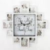 Farmhouse Shabby Chic 'Family Time' Picture Frame Collage Wall Clock White - Crystal Art Gallery -Glas24 Shop unnamed file 1502