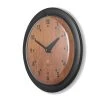 The Chicago Lighthouse 14" x 1.8" Oak Veneer Traditional Decorative Wall Clock Black Frame - By Chicago Lighthouse -Glas24 Shop unnamed file 1559