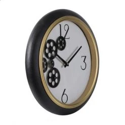 A&B Home Gear Clock Black/White - A&B Home
