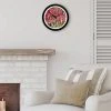 14.5" Artist Series Diane Rakocy Full Bloom Decorative Clock Black - The Chicago Lighthouse -Glas24 Shop unnamed file 1709