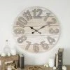 VIP Home & Garden 30"x2"x30" Wood Wall Clock 30" Cream/Brown -Glas24 Shop unnamed file 1732