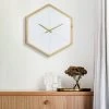 23.5" Wooden Octagon Wall Clock with Open Face White - Stonebriar Collection -Glas24 Shop unnamed file 1737