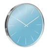 20" Simplistic Wall Clock Blue/Silver - Stonebriar Collection -Glas24 Shop unnamed file 1738