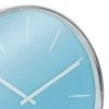20" Simplistic Wall Clock Blue/Silver - Stonebriar Collection -Glas24 Shop unnamed file 1740