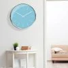 20" Simplistic Wall Clock Blue/Silver - Stonebriar Collection -Glas24 Shop unnamed file 1741