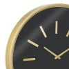 20" Solid Face Wall Clock Black/Gold - Stonebriar Collection -Glas24 Shop unnamed file 1750