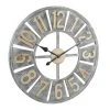 30.5" Rustic Clock with Layered Numbers Gray - Stonebriar Collection -Glas24 Shop unnamed file 1764