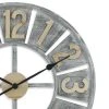 30.5" Rustic Clock with Layered Numbers Gray - Stonebriar Collection -Glas24 Shop unnamed file 1766
