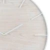24" Minimalist Open Face Wall Clock White/Brown - Stonebriar Collection -Glas24 Shop unnamed file 1781
